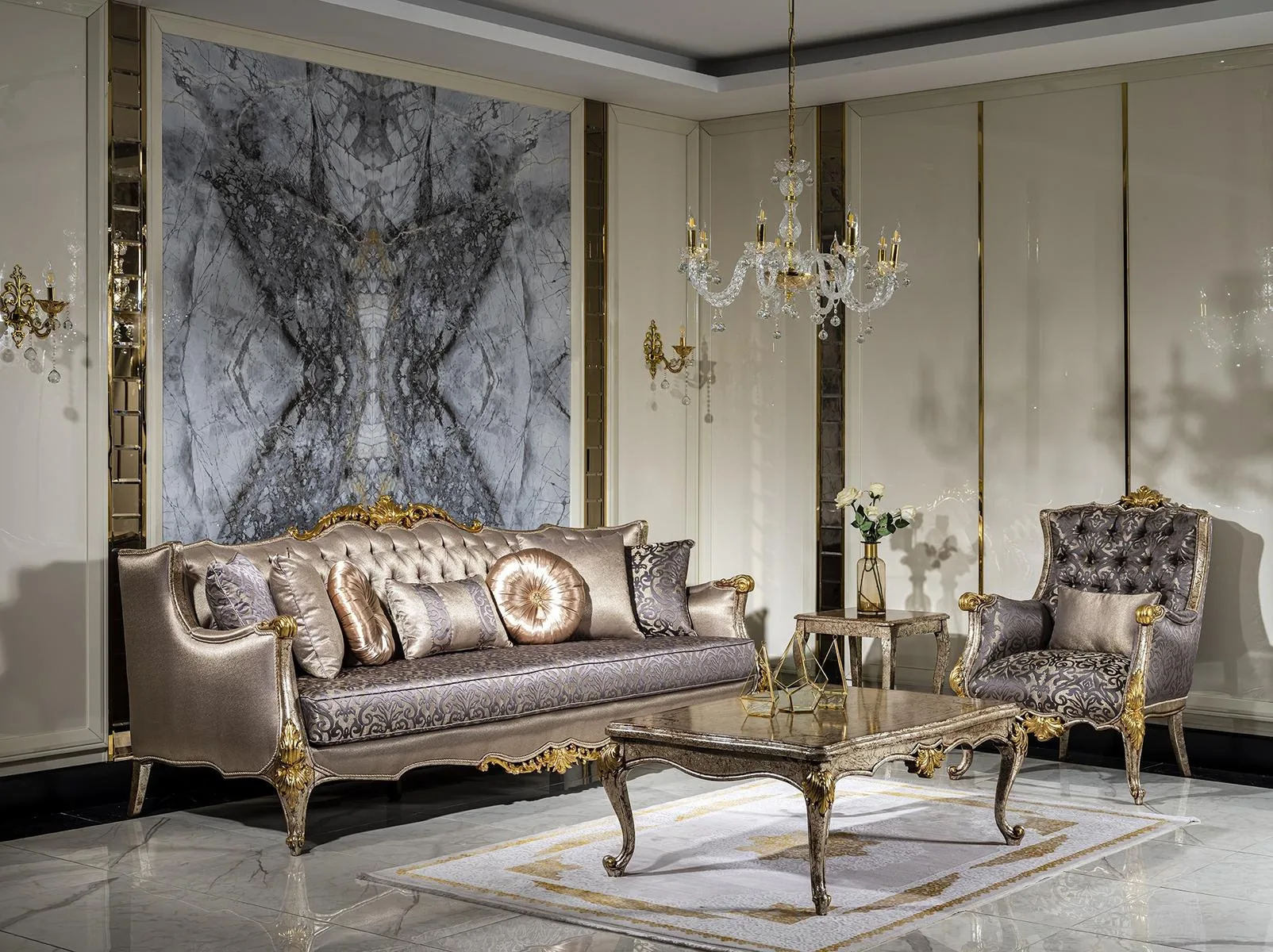 Monalisa Classic Sofa Set