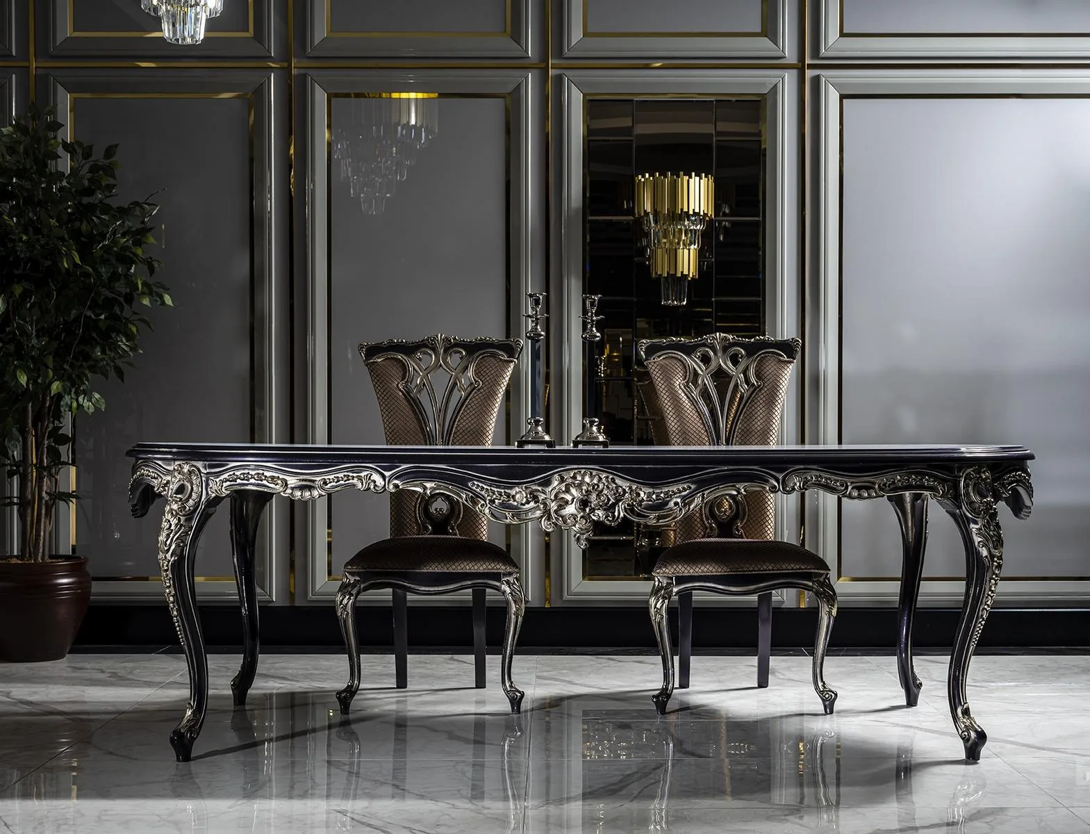 Queen Classic Dining Room Set
